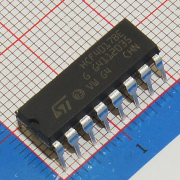 HCF4017BEY-ST意法半导体代理分销(HCF4017BEY市场价格在0.84元到2.52元)