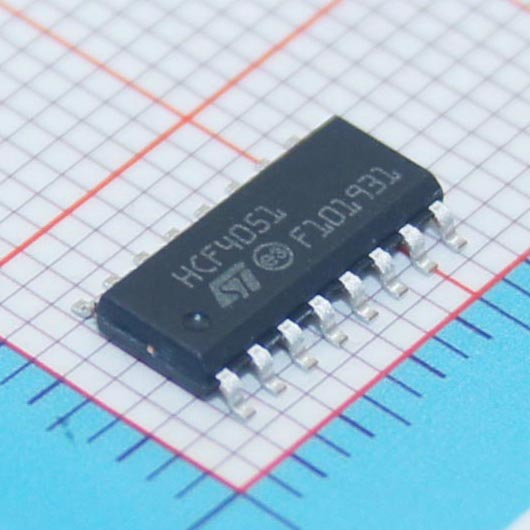 HCF4051M013TR-ST意法半导体代理分销(HCF4051M013TR市场价格在0.22元到0.65元)