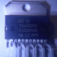 TDA2009A-ST意法半导体代理分销(TDA2009A市场价格在3.99元到11.97元)