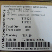 TIP120-ST意法半导体代理分销(TIP120市场价格在0.9元到2.69元)